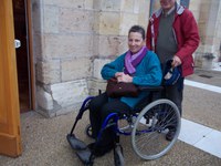 Une rampe d'accès pour les personnes handicapées